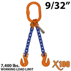 9/32 Inch X100 DOG Grade 100 Chain Sling