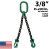 3/8 Inch Grade 100 DOG Chain Sling - USA