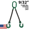 9/32 Inch Grade 100 DOS Chain Sling - USA
