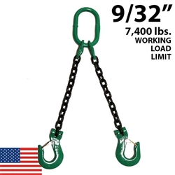 9/32 Inch Grade 100 DOS Chain Sling - USA