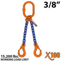 3/8 Inch X100 DOS Grade 100 Chain Sling