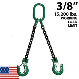 3/8 Inch Grade 100 DOS Chain Sling - USA