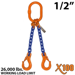 1/2 Inch X100 DOS Grade 100 Chain Sling