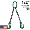 1/2 Inch Grade 100 DOS Chain Sling - USA
