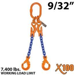 9/32 Inch X100 DOSLA Grade 100 Chain Sling