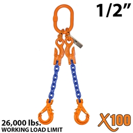 1/2 Inch X100 DOSLA Grade 100 Chain Sling