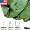 Olive Endless Round Slings