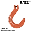 9/32 inch GRADE 100 Clevis Type Foundry Hook
