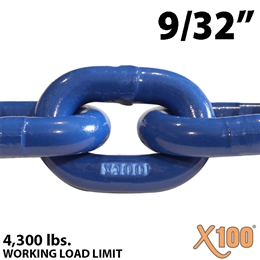 9/32 inch X100 Grade 100 Lifting Chain