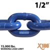 1/2 inch X100 Grade 100 Lifting Chain