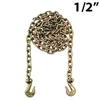 1/2 Inch Grade 70 Transport Binder Chain with Grab Hooks