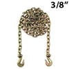 3/8 Inch Grade 70 Transport Binder Chain with Grab Hooks