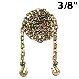 3/8 Inch Grade 70 Transport Binder Chain with Grab Hooks