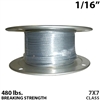 1/16" 7x7 Galvanized Aircraft Cable