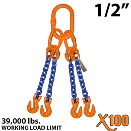 1/2" X100 QOG Grade 100 Chain Sling