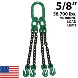 5/8" Grade 100 QOG Chain Sling - USA