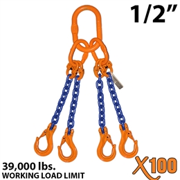 1/2" X100 QOS Grade 100 Chain Sling