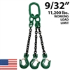 9/32" Grade 100 TOS Chain Sling - USA