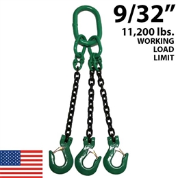 9/32" Grade 100 TOS Chain Sling - USA