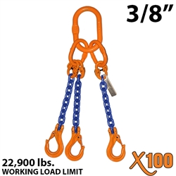 3/8" X100 TOS Grade 100 Chain Sling