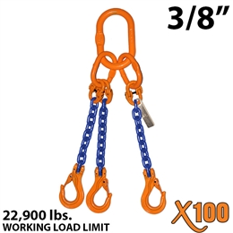 3/8" X100 TOS Grade 100 Chain Sling