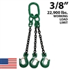3/8" Grade 100 TOS Chain Sling - USA