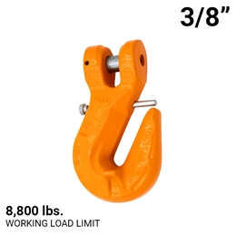 3/8" Grade 100 Clevis Grab Hook w/ Latch