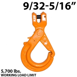 9/32"-5/16" X100 Grade 100 Clevis Self Locking Hook