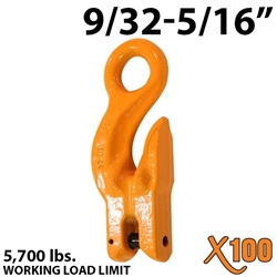 9/32 inch-5/16 inch X100 Grade 100 Eye Grab Adjuster Hook