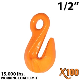 1/2" X100 Grade 100 Eye Grab Hook