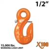 1/2" X100 Grade 100 Eye Grab Hook w/ Latch