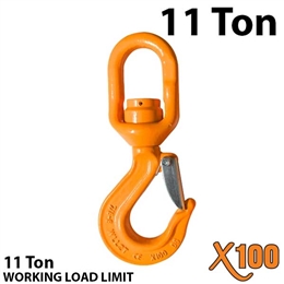 X100 Alloy Swivel Hoist Hook with Bearing