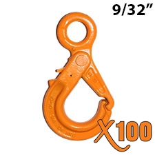 9/32 - 5/16 GRADE 100 Eye Self Locking Hook X100 BRAND