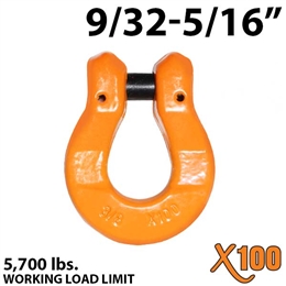9/32"-5/16" X100 Grade 100 Omega Link