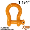 1-1/4" X100 Alloy Screw Pin Anchor Shackle