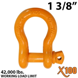 1-3/8" X100 Alloy Screw Pin Anchor Shackle
