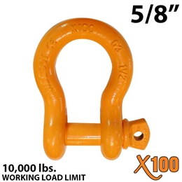 5/8" X100 Alloy Screw Pin Anchor Shackle