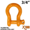3/4" X100 Alloy Screw Pin Anchor Shackle