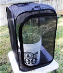 Black 18" by 18" by 30" Popup Cage with zipper protection (no vinyl window)