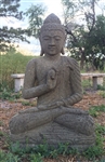 Seated Garden Jnanamudra Vitarka Buddha Statue