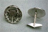 Sterling Silver Celtic Thistle Cuff Links by Zephyrus