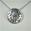 Medium Celtic Thistle Necklace