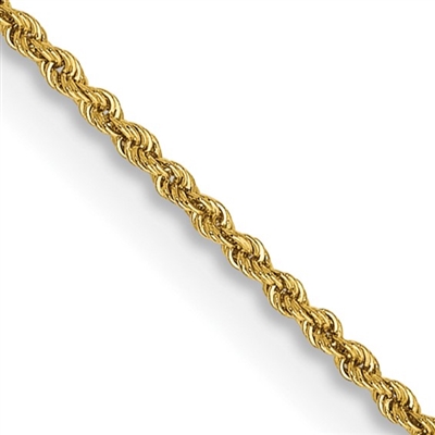14k Rope Chain-18â€ Long