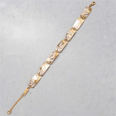 Holly Yashi Bracelet- Radiant Petra-Gold