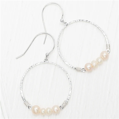 Holly Yashi Earrings- Rosa- Silver