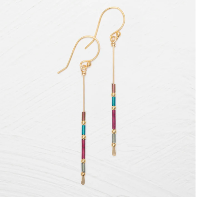 Holly Yashi Earrings- Sienna Stick- Multi Color