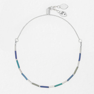 Holly Yashi Bracelet- Sienna- Blue/Silver