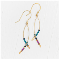 Holly Yashi Earrings- Montana- Desert Rose