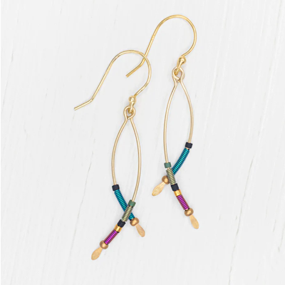 Holly Yashi Earrings- Montana- Desert Rose