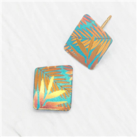 Holly Yashi Post Earrings- Rae- Tropic Teal